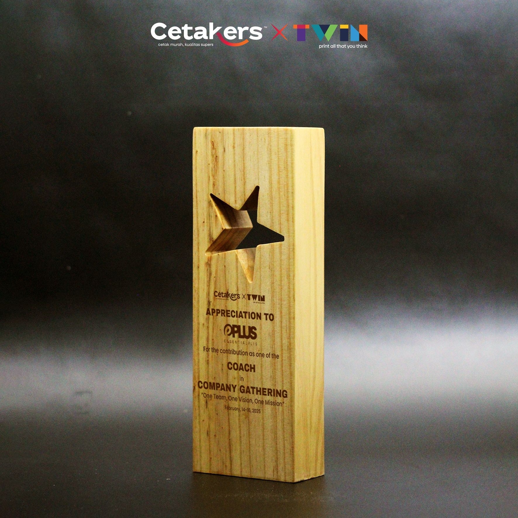 Plakat Kayu - Bintang - PK-01