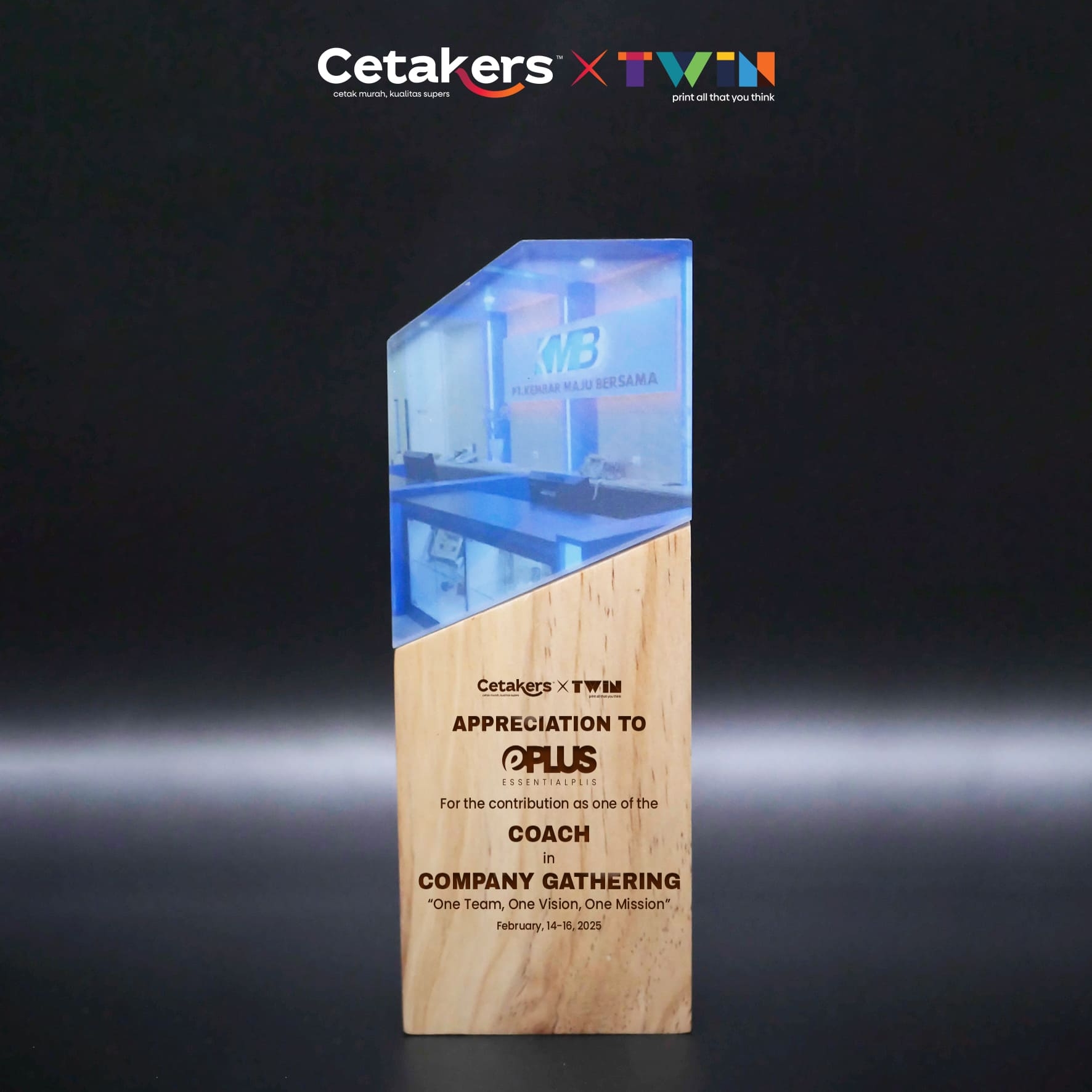 Plakat Akrilik + Kayu - Custom - PAK-30