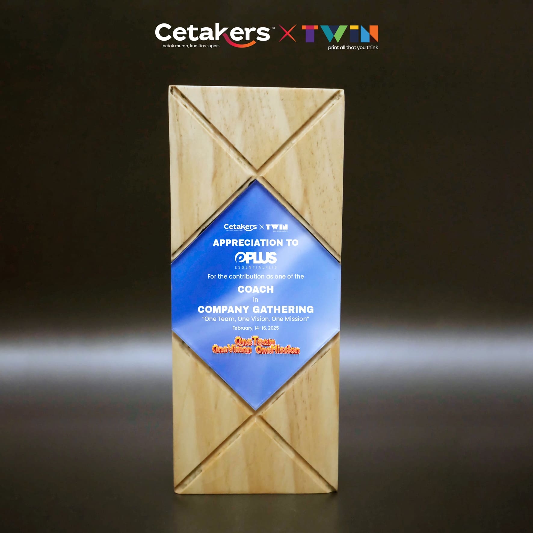 Plakat Akrilik + Kayu - Custom - PAK-33